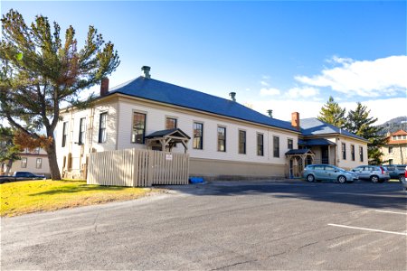 Fort Yellowstone Improvement Project: Canteen reroofing after