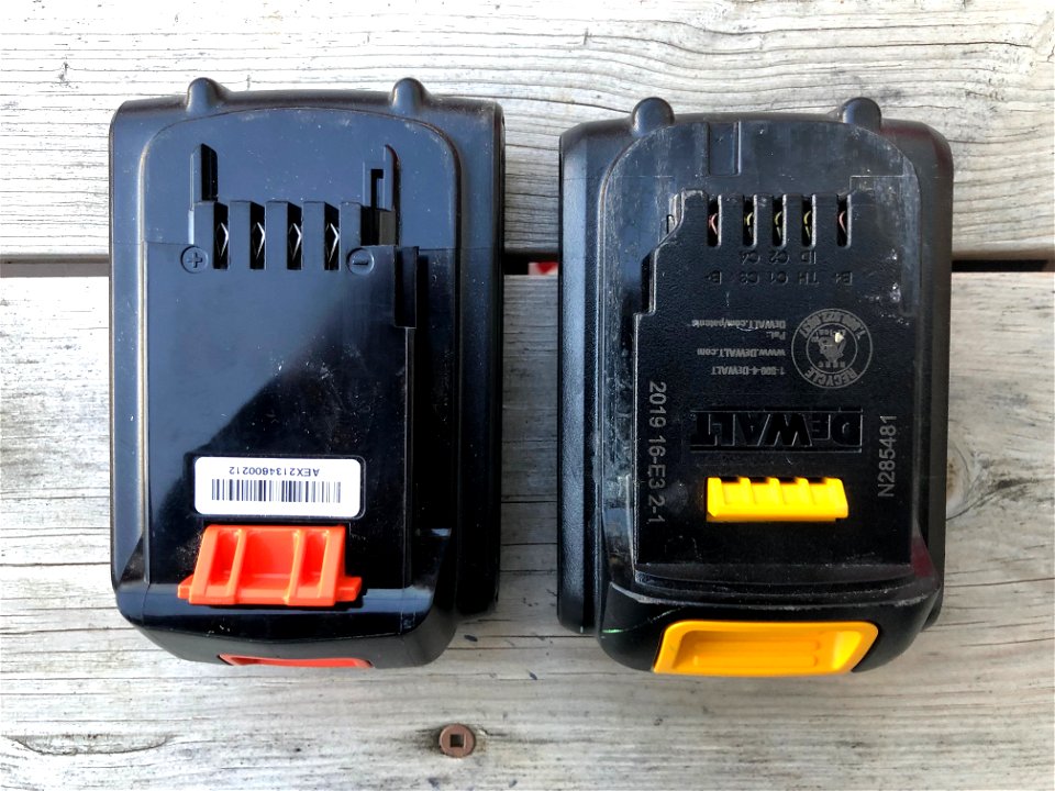 No Power Tool Battery Standardization