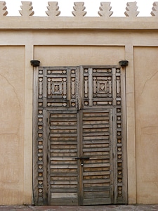 Architecture door input photo
