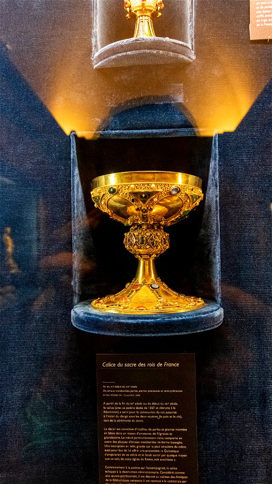 Calice du sacre des rois de France
