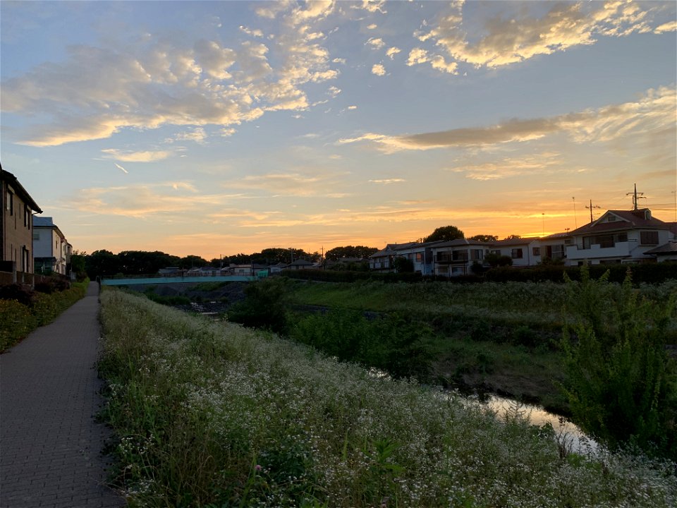 Yanase River in Kiyose-shi