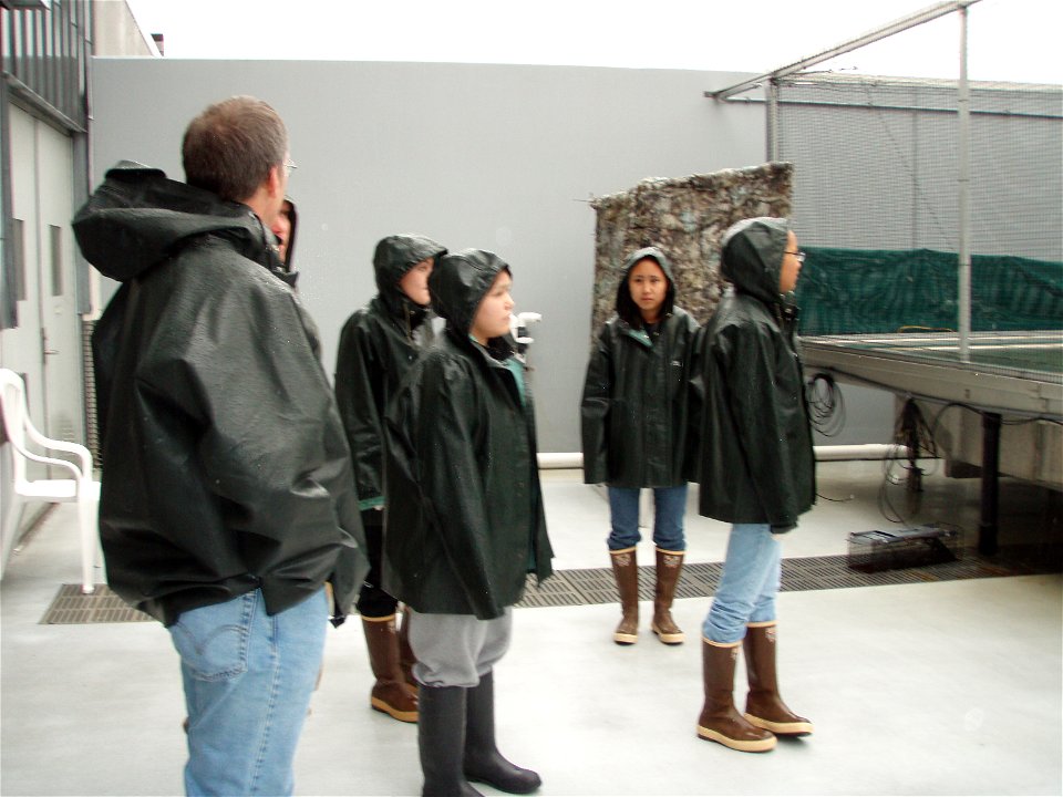 Students at the Alaska Sealife Center