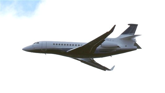 Dassault Falcon 7X M-FALZ Pacelli Beteiligungs GmbH from Munster (4100 ft.)