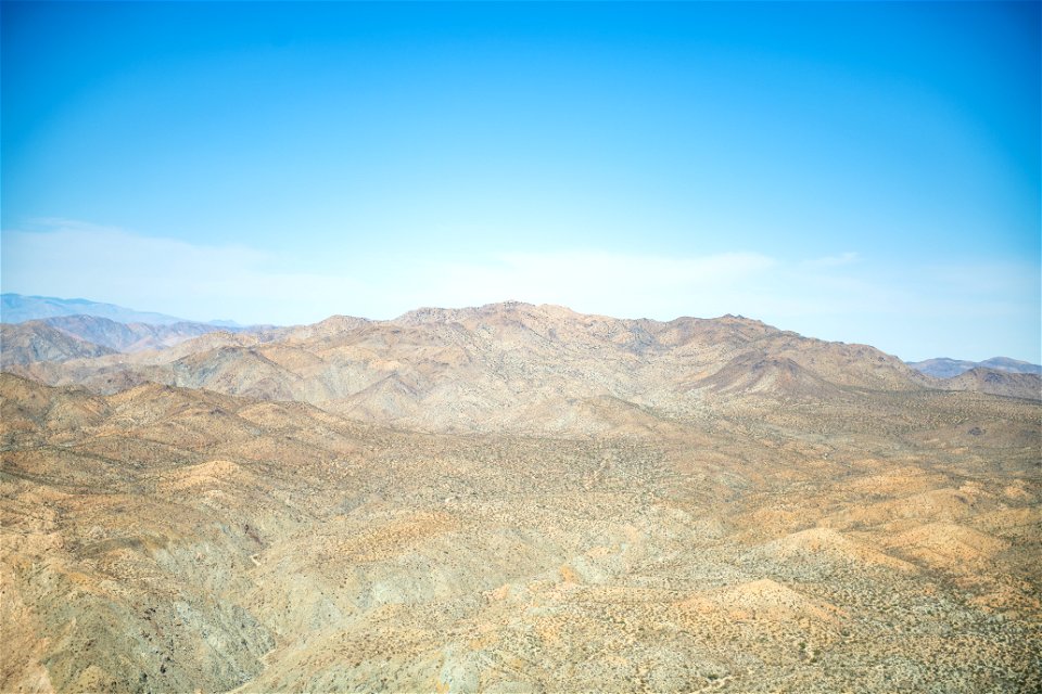 Aerial view of Joshua Tree National Park