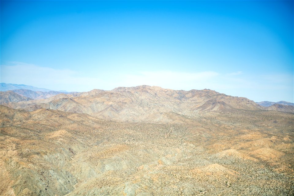 Aerial view of Joshua Tree National Park photo