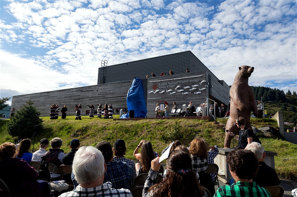 Kodiak Bear Sculpture Ceremony