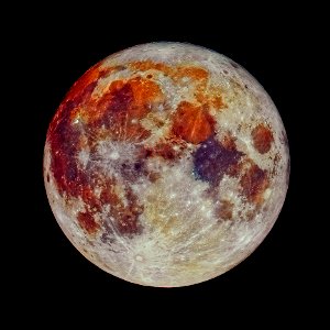 Geo Full Moon on August 22, 2021 photo