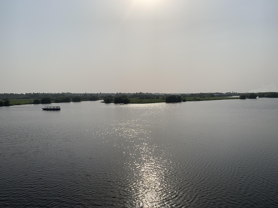 Landscape river lake