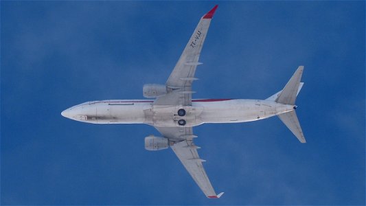 Boeing 737-8D6(BCF) 7T-VJJ Air Algerie from Algiers (12600 ft.) photo