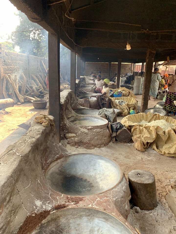 People clay stove pot