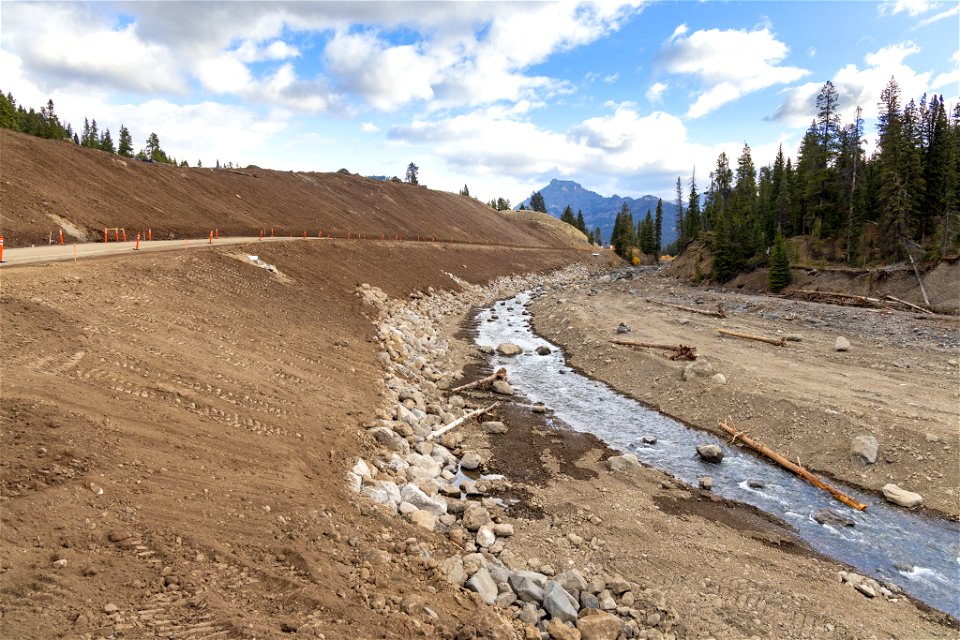 Northeast Entrance Road Improvement Reopening day October 15, 2022: section 3 progress (2) photo