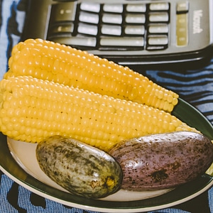 Corn food corncob photo