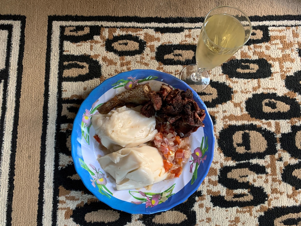 Akassa pork meat hanlan