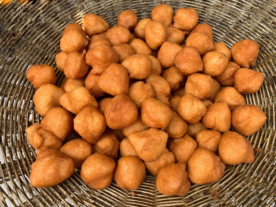 Ata cake corn fritter