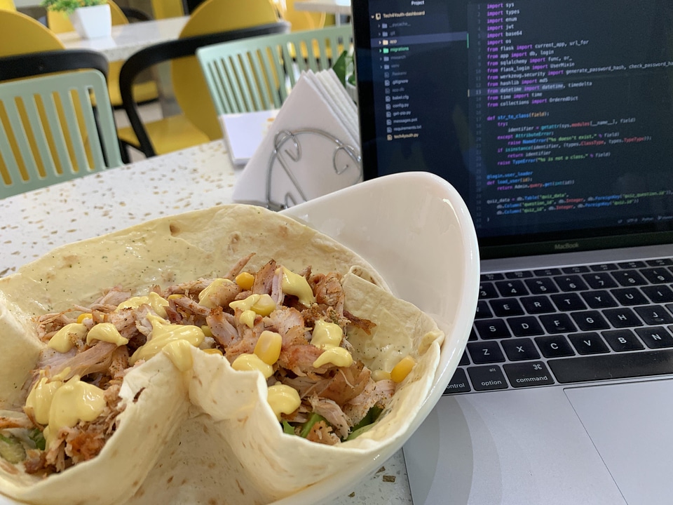 Shawarma sandwich food