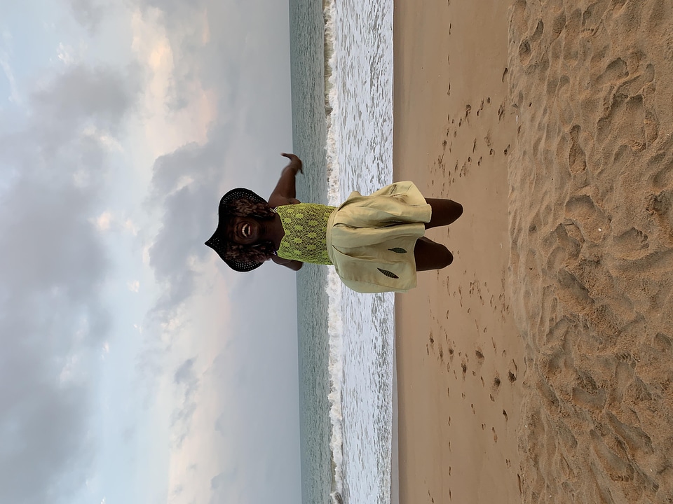 People girl seashore