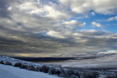 Long Hollow Summit and the Trout Creek Mountains, Oregon photo