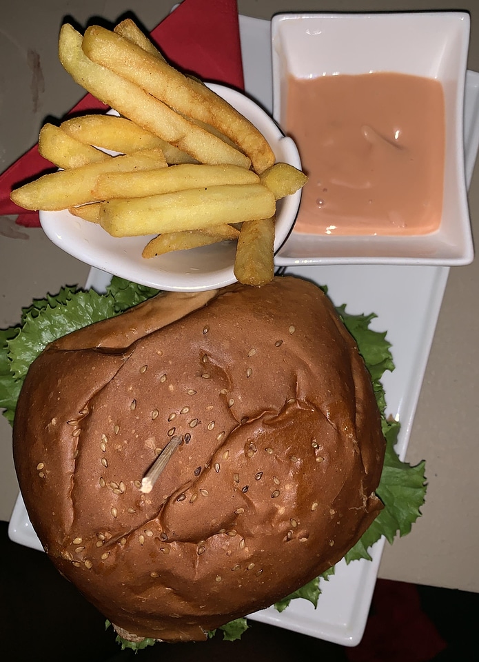 Sauce mustard french fries