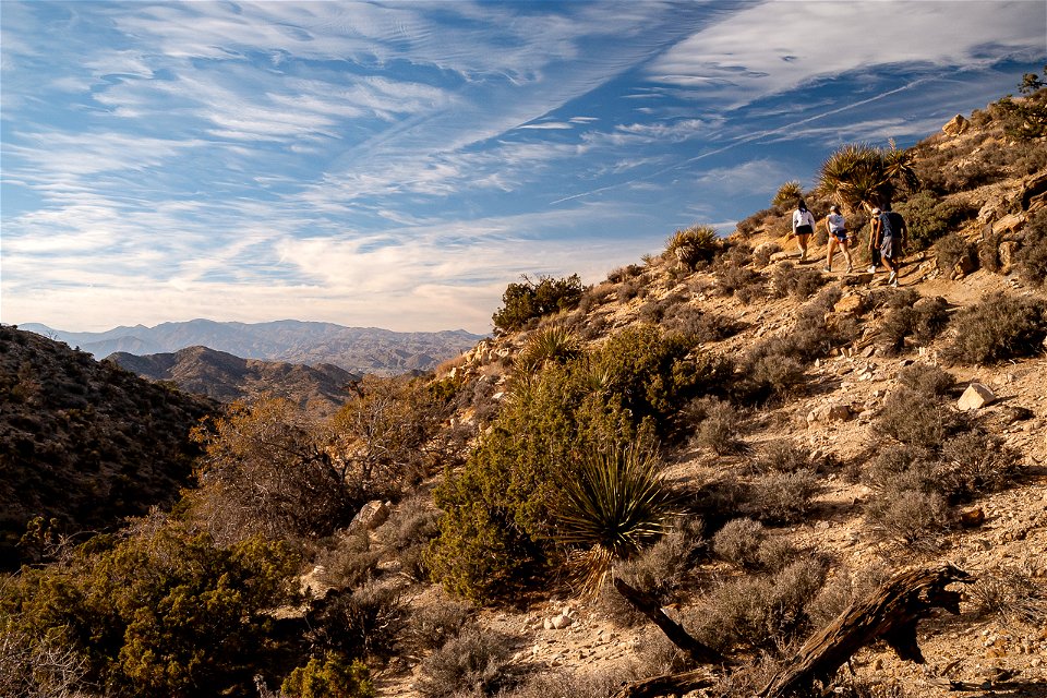 Hikers on Hi-View Trail photo