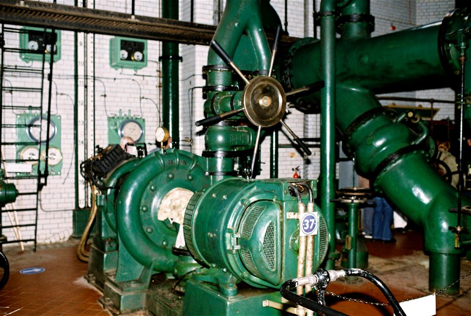 50 kW dynamo driven by water turbine