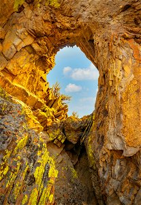 Rock formations in Lost Creek Canyon photo