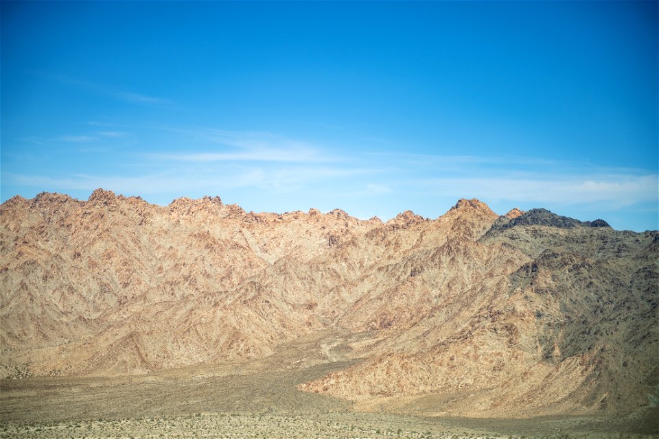Aerial view of Joshua Tree National Park