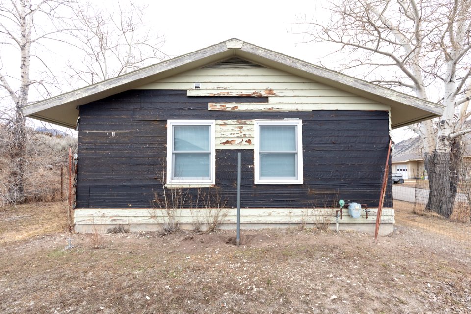 Housing improvement project goal 2: before siding