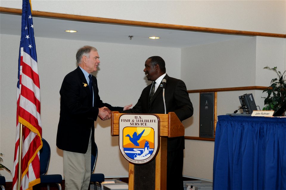 Jerome Ford (USFWS) introduced John Cornely, one of the contest judges.