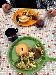 Camping Breakfast Feast