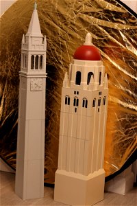 Sather Tower and Hoover Tower 3d Print