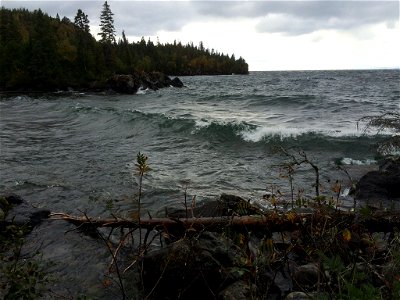 Lake Superior from Isle Royale photo