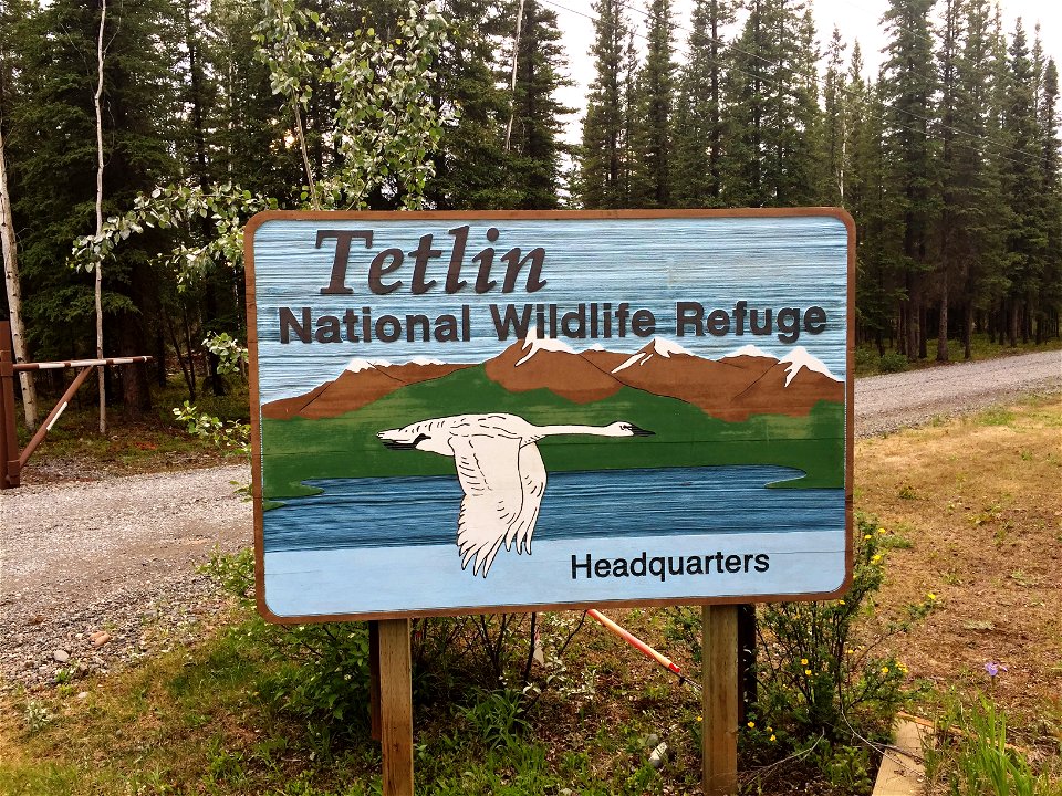 Tetlin NWR Entrance Sign
