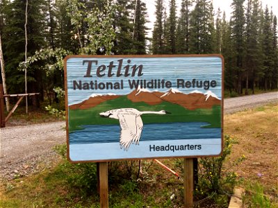 Tetlin NWR Entrance Sign