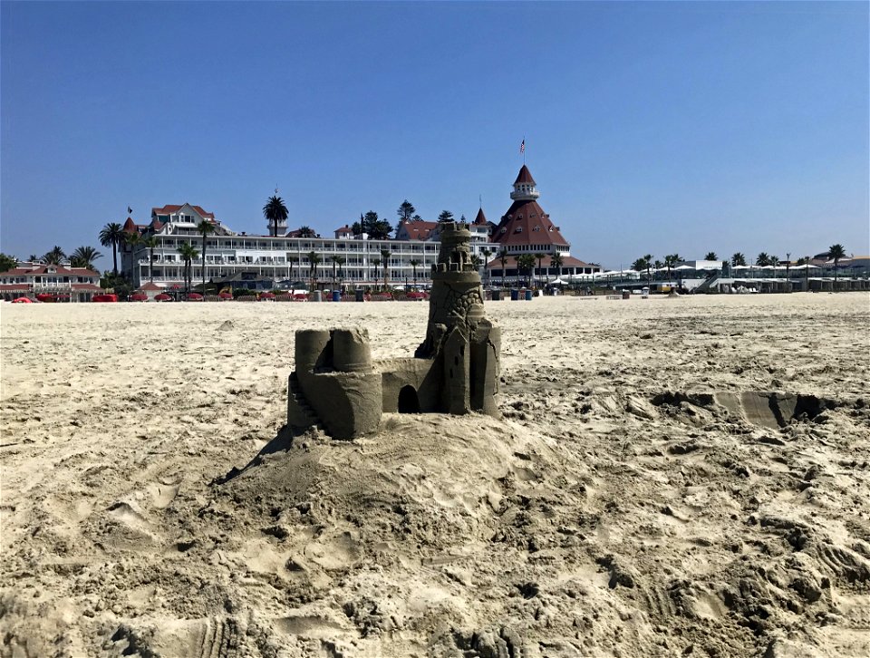 Sand Castle at the Del