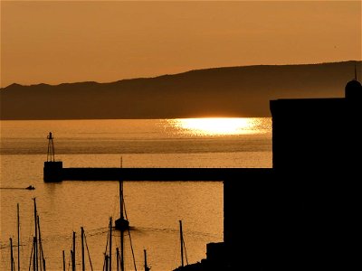 Sunset on Marseille Vieux Port / Old Port