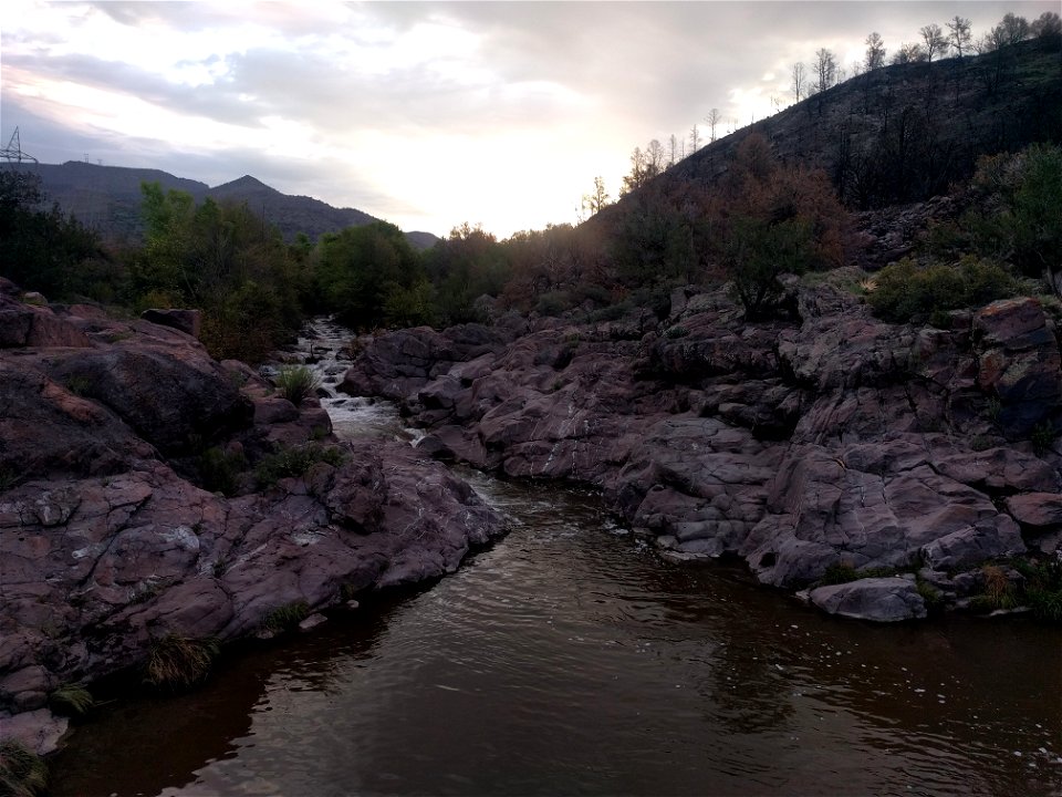 Dawn at Sally May recreation site