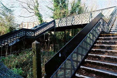 Footbridge at site of Spencer Road halt.