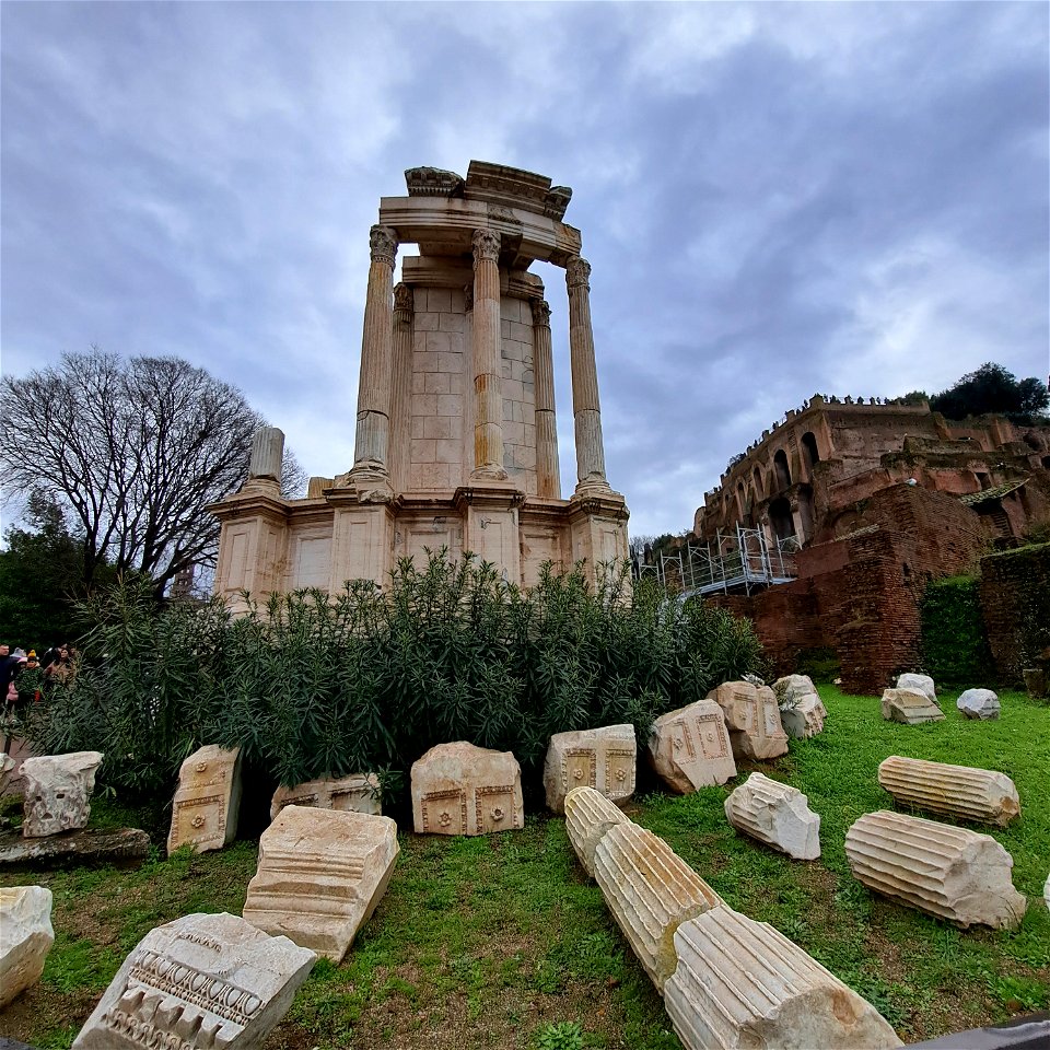 Temple of Vesta Roman Forum Rome Italy