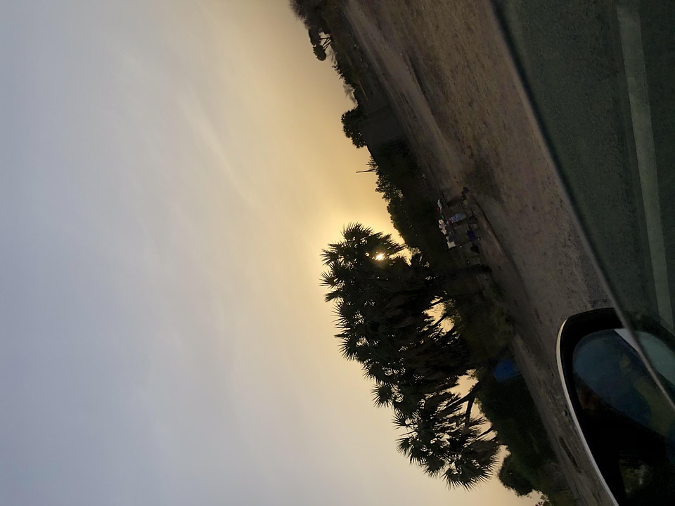 Landscape road trip travel