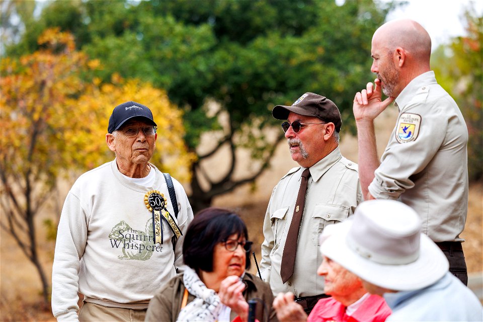 Local conservation leaders exchange words with refuge staff