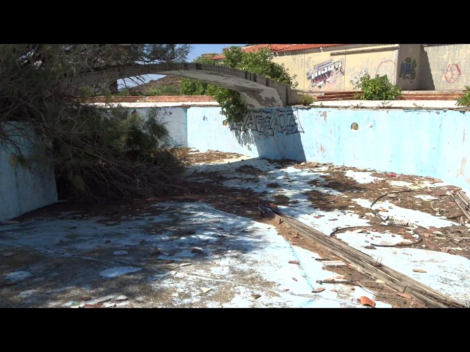 Abandoned resort Kaviria Palace Resort Limnos,