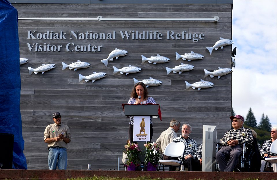 Kodiak Bear Sculpture Ceremony