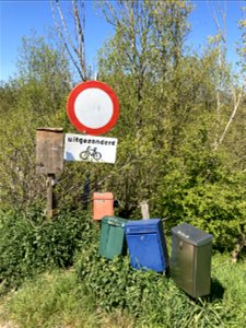 thuis met de fiets