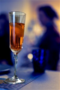 An aperol spritz on Thanksgiving