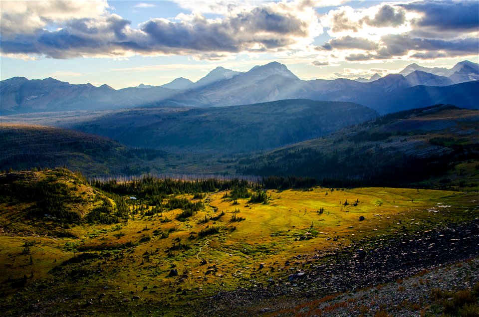 Sunset at a Mountain Meadow