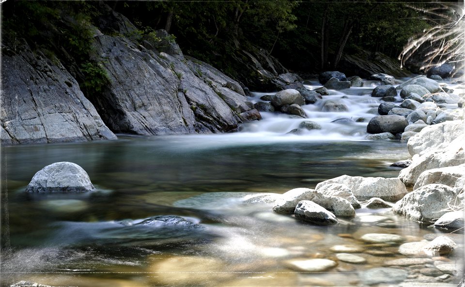 Late afternoon river scene
