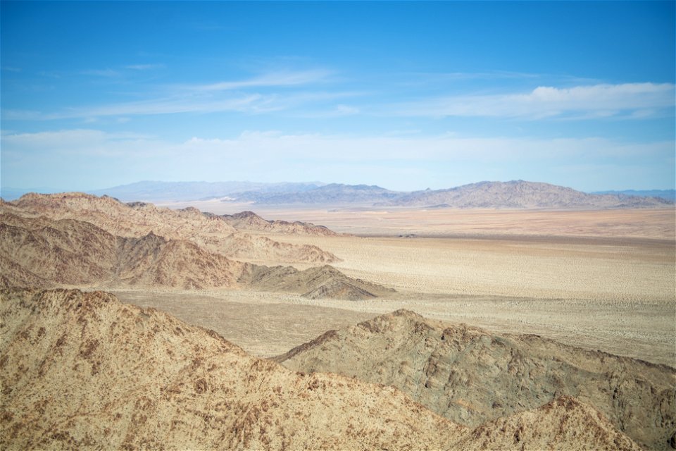 Aerial view of Joshua Tree National Park