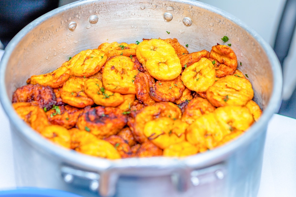 Fruits banana fried banana