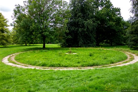 The remains of the Pylon, Tethered racing track. Mote Park Maidstone. 155 MPH circuit record.
