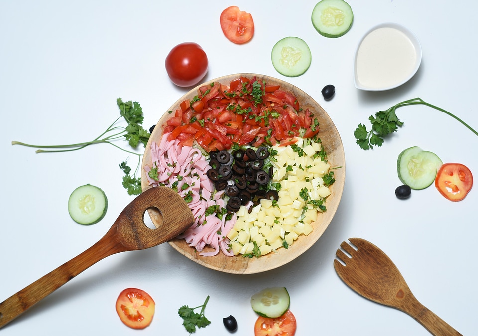 Food vegetable meal